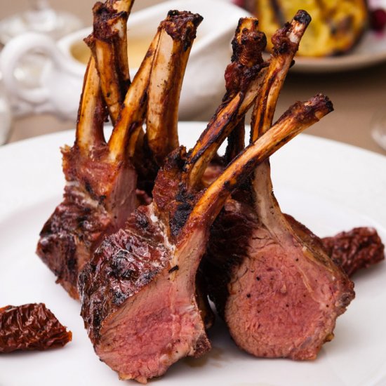 Lamb Rack with Honey Glaze