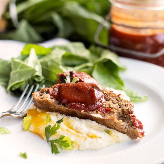 Easy Low Carb Meatloaf Dinner