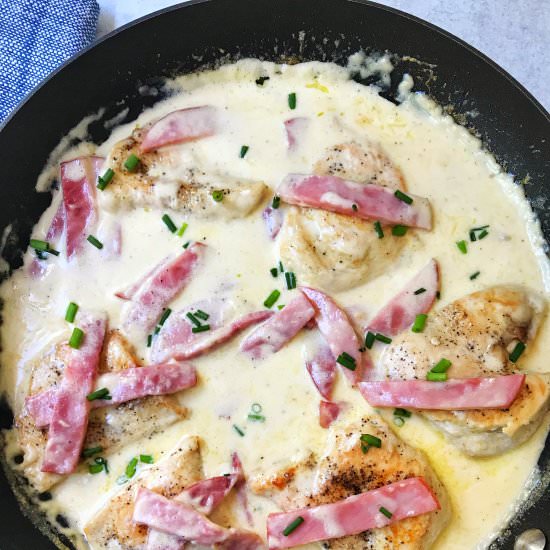 Chicken with Cordon Bleu Sauce