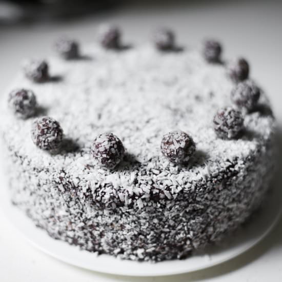 apricot lamington layer cake