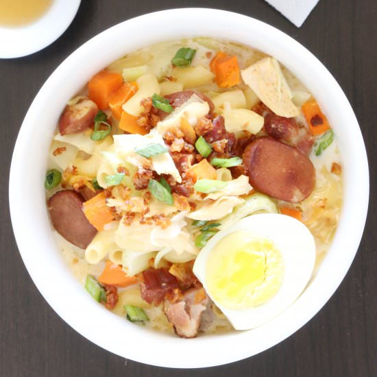 Chicken Sopas (Macaroni Soup)