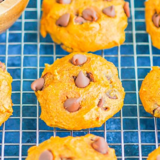 Pumpkin Chocolate Chip Cookies