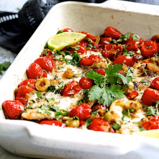 Baked Veracruz-Style Fish