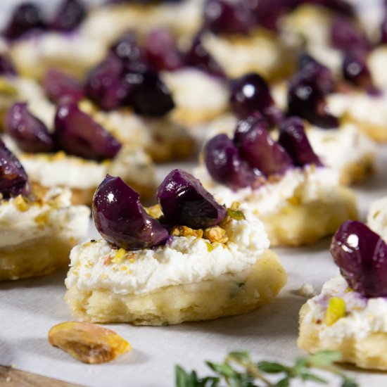 Goat Cheese & Roasted Grapes