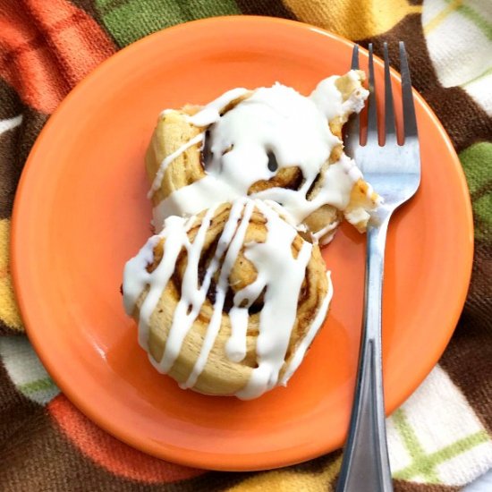 Shortcut Pumpkin Cinnamon Rolls