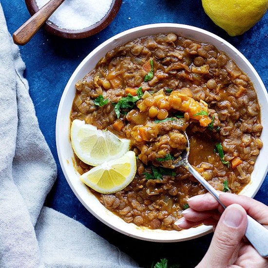 Easy Instant Pot Lentil Soup Recipe