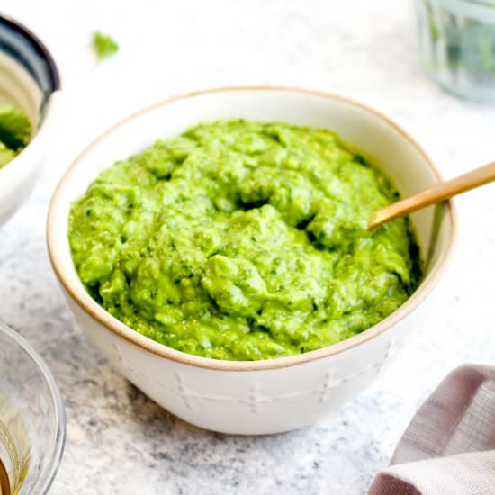 10 Minute Green Garden Sauce