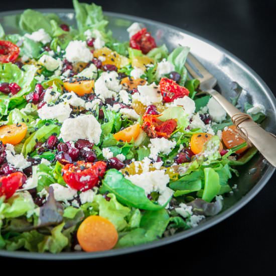 Pomegranate orange salad