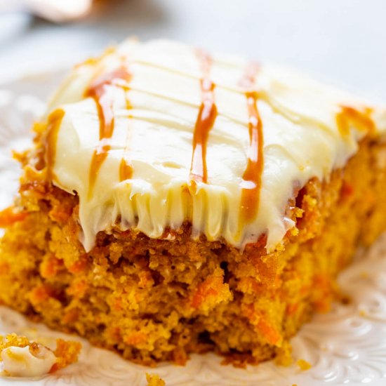 Salted Caramel Carrot Cake