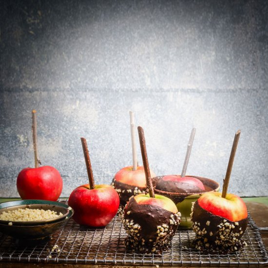 Chocolate Sticky Apples