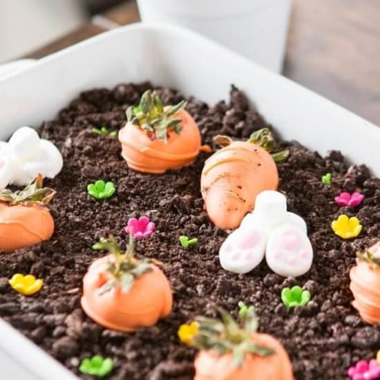 CHOCOLATE OREO BUNNY GARDEN DESSERT