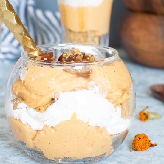 Mini Pumpkin Cheesecake Trifles