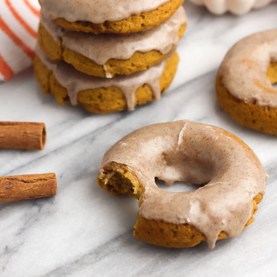 Gluten Free Pumpkin Spice Donuts