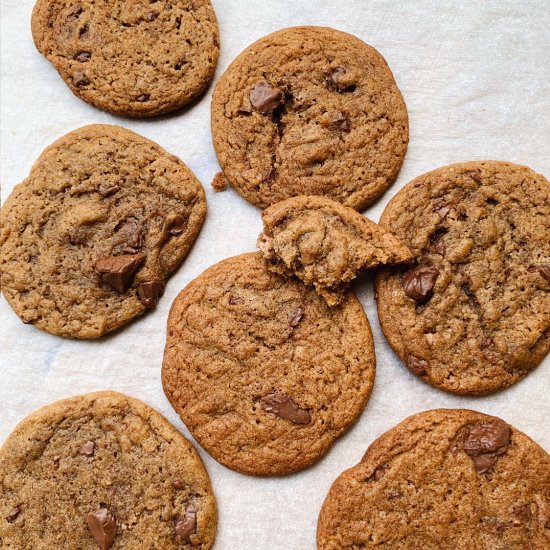 Chewy Vegan Chocolate Chip Cookie