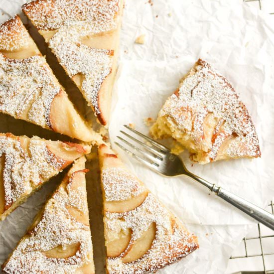 Fresh Ginger Pear Cake