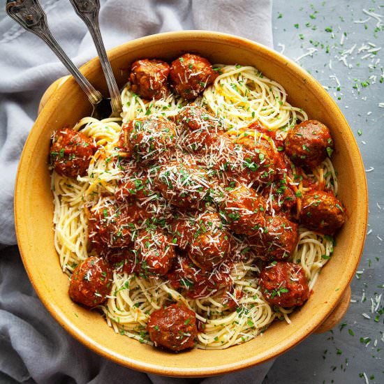 Spaghetti and Meatballs