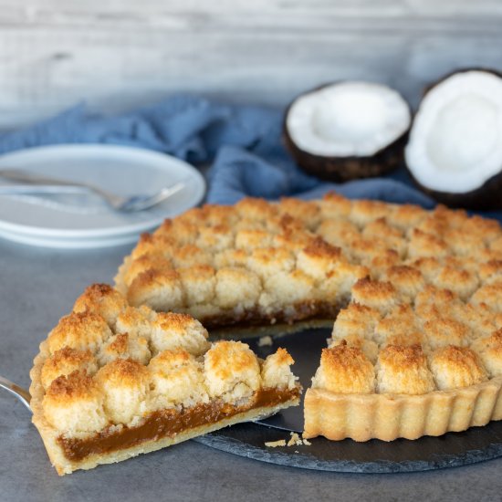 Coconut & Dulce de Leche Tart