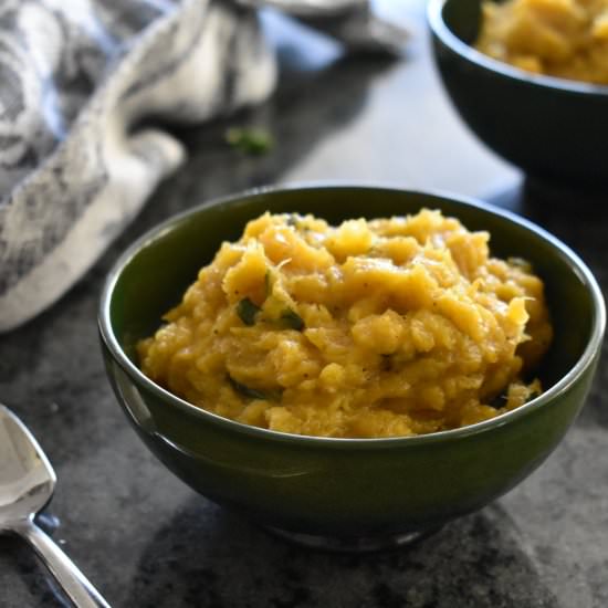 Mashed Roasted Butternut Squash