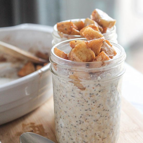 Apple and Cinnamon Overnight Oats