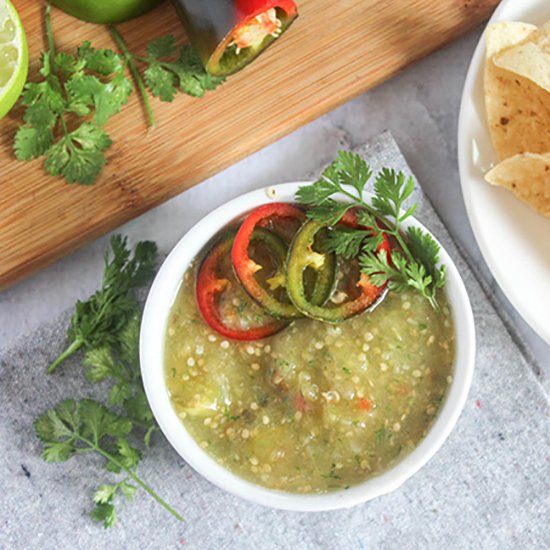 Roasted Tomatillo Salsa Verde