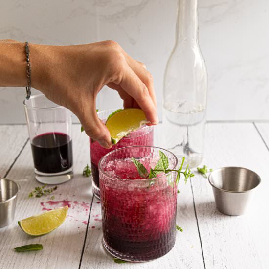 Blueberry Mojito