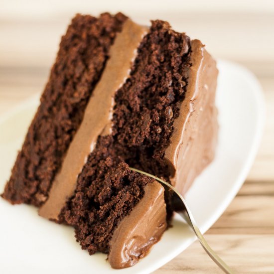 Vegan Chocolate Cake (GF)