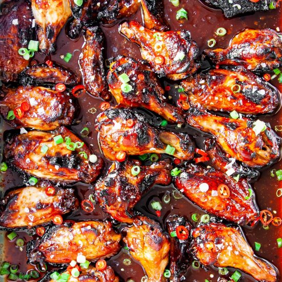 Sticky Honey Soy Chicken Wings