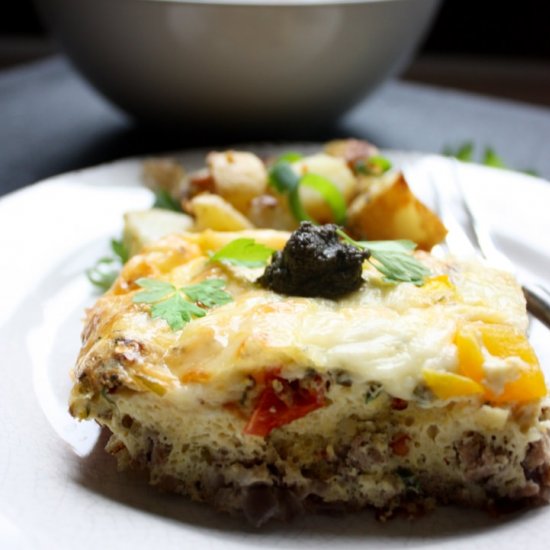 Greek Breakfast Casserole