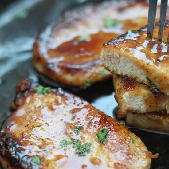 Honey Garlic Pork Chops