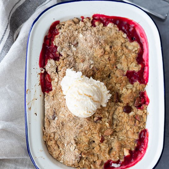 Rhubarb Crumble