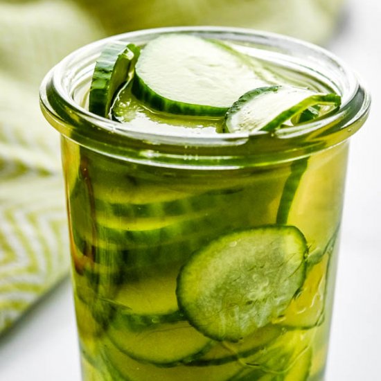 Quick Pickled Cucumbers