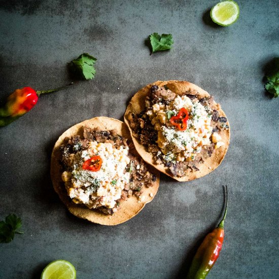 Mexican Street Corn Tostadas