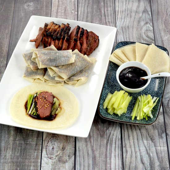 Easy Peking Duck and Pancakes