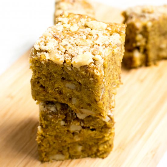 No Bake Vegan Pumpkin Bars