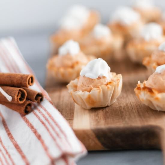 Mini Pumpkin Cheesecake Bites