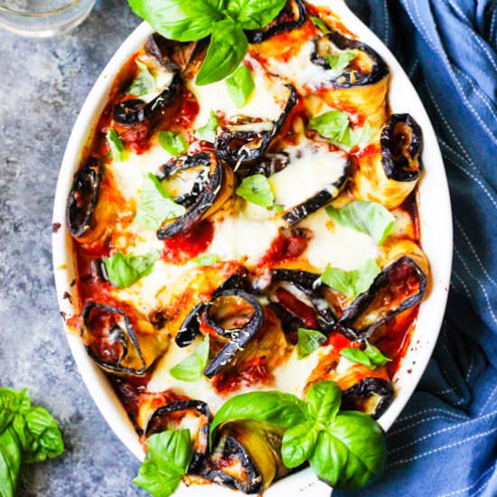 Eggplant Rollatini Parmigiana