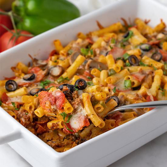 easy pizza casserole