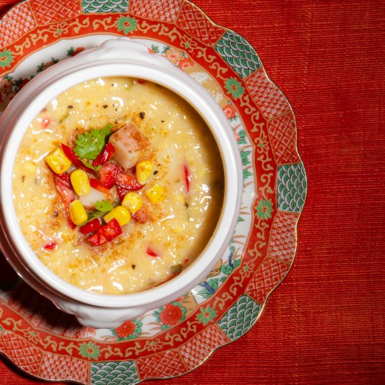 Spicy Corn and Coconut Soup