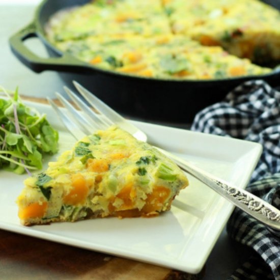 Roasted Butternut Squash Frittata