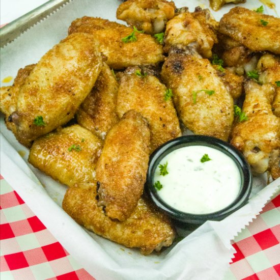 Sweet Cajun Rub Chicken Wings