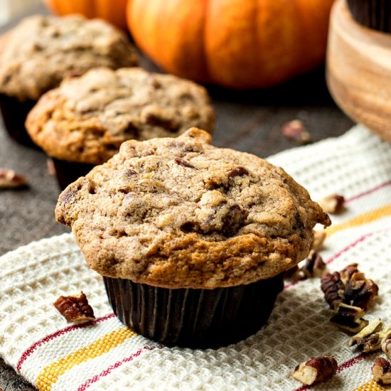 Pumpkin Cinnamon Crunch Muffins