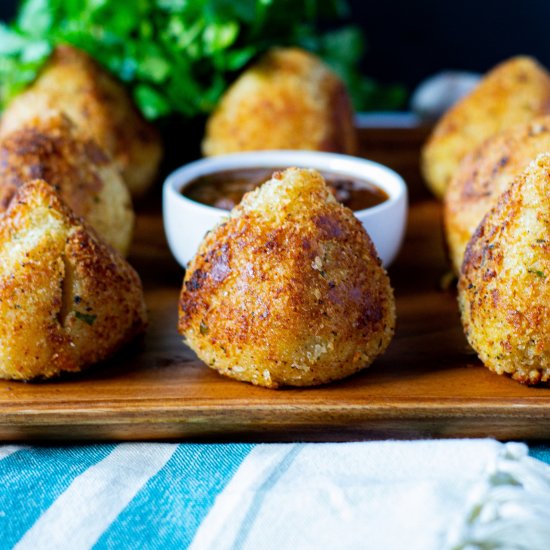 Brazilian Chicken Coxinhas