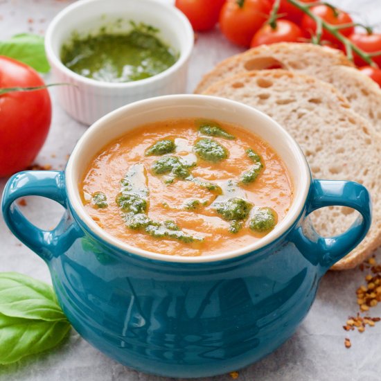 Roasted Tomato & Fennel Soup