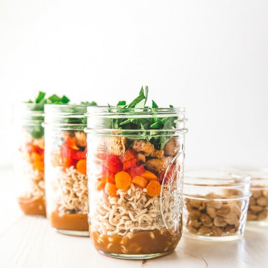 Thai Noodle Mason Jars