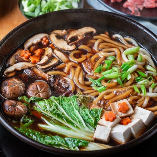 Sukiyaki Beef Udon