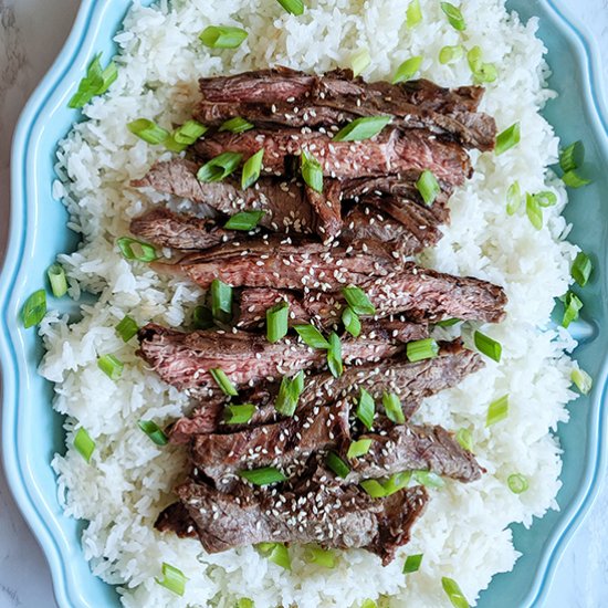 Grilled Asian Skirt Steak