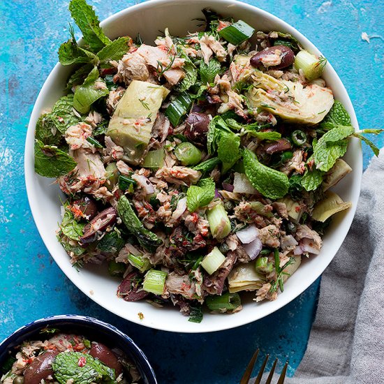 Healthy Mediterranean Tuna Salad