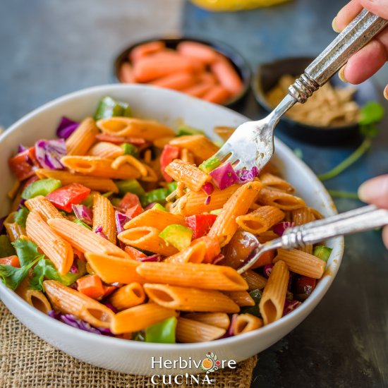 Vegan Thai Pasta Salad