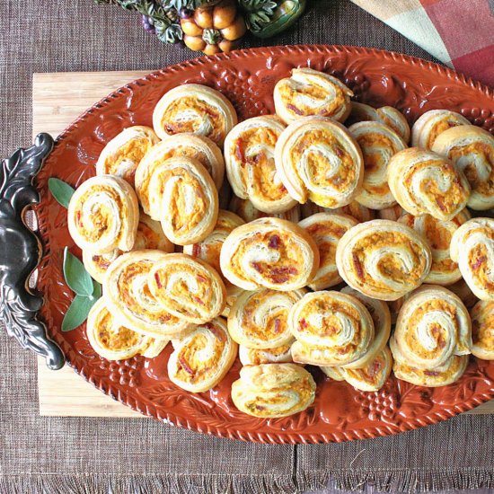 Pumpkin Crescent Pinwheel Appetizer