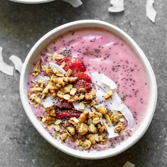 Strawberry Smoothie Bowls